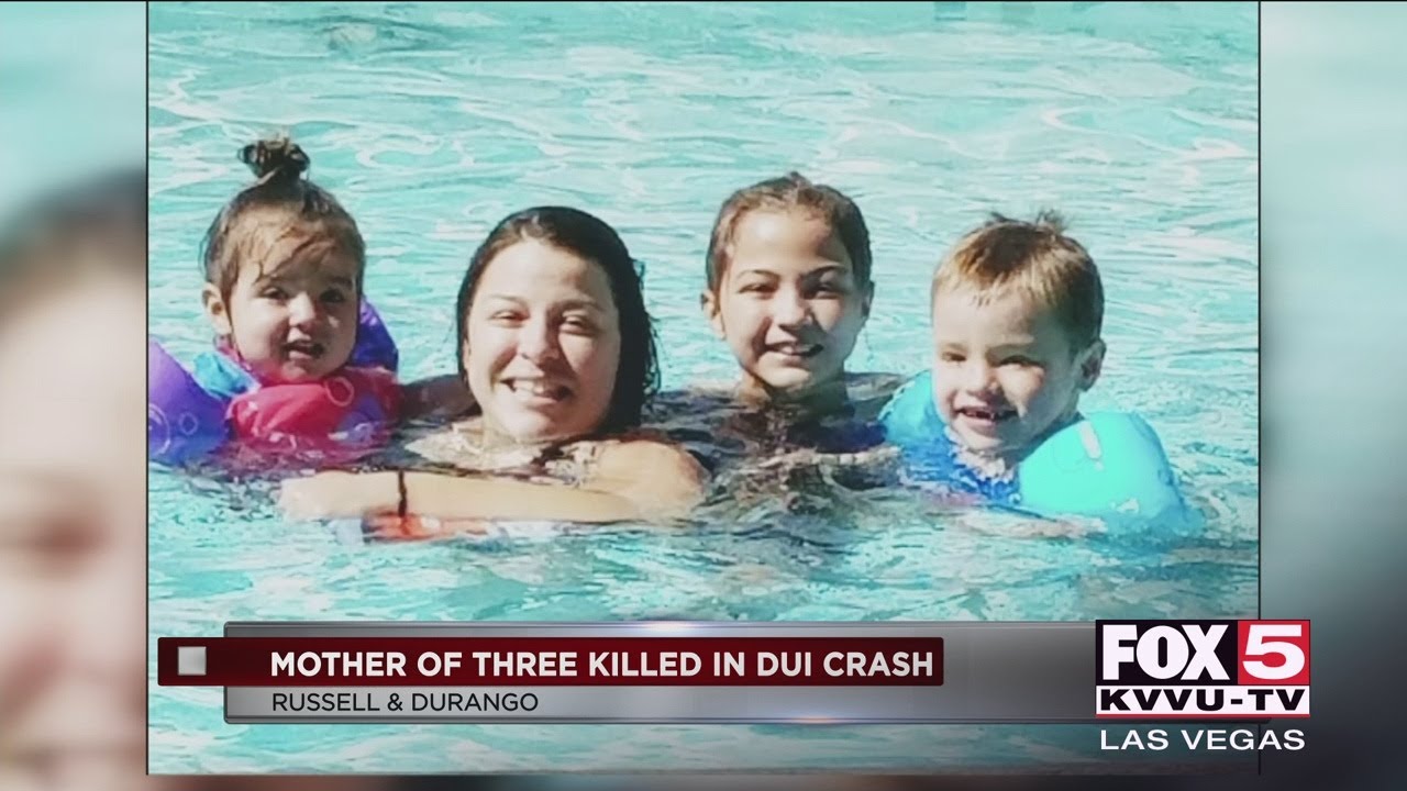 Mother of three killed in DUI crash in Las Vegas - YouTube
