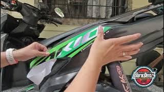 Stiker Decal Cetak Honda Click Versi 2 Vario - Panduan Pemasangan | oleh DarkBenz