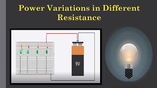 Power variations in different Resistance I Tinkercad - Circuit Design