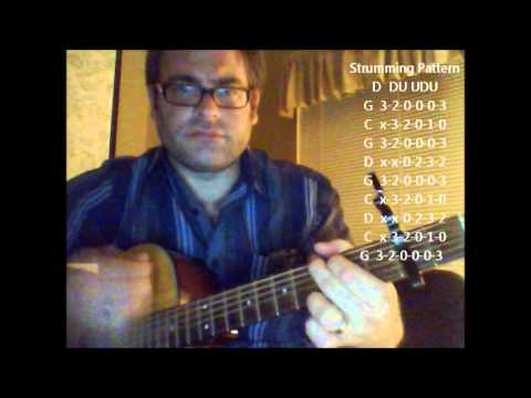 How to play Another Saturday Night by Sam Cooke on acoustic guitar