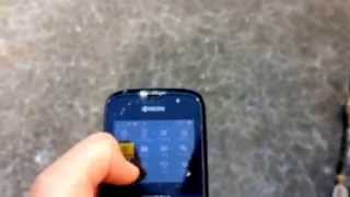 Throwing a ten pound rock at the Kyocera Brio