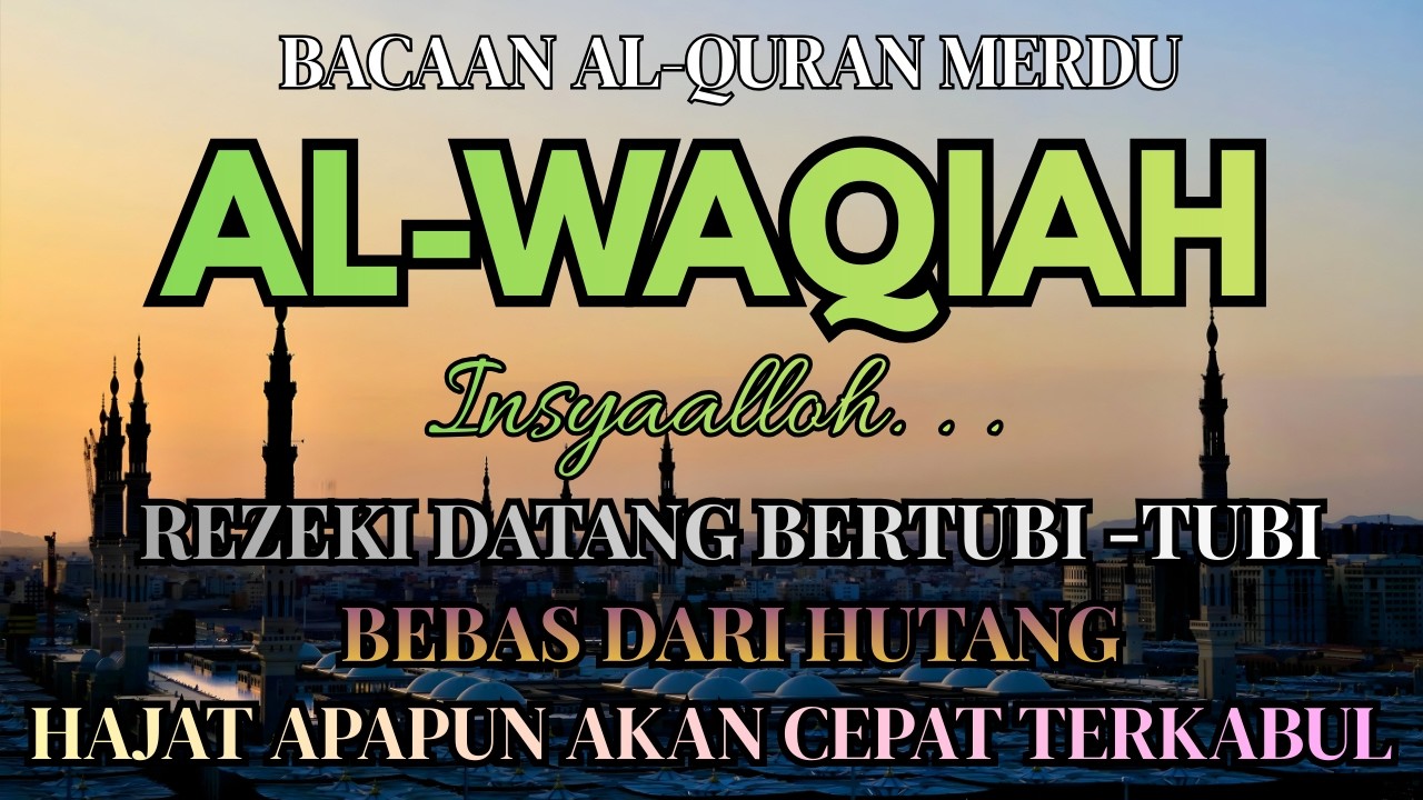 Surat Al Waqiah 7x – Dengarkan Agar Rezeki Mengalir & Hutang Lunas