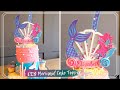 How to Make a Mermaid Cake Topper | Silhouette Cameo 4 Project