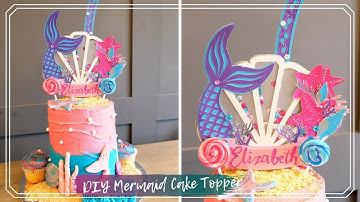 How to Make a Mermaid Cake Topper | Silhouette Cameo 4 Project