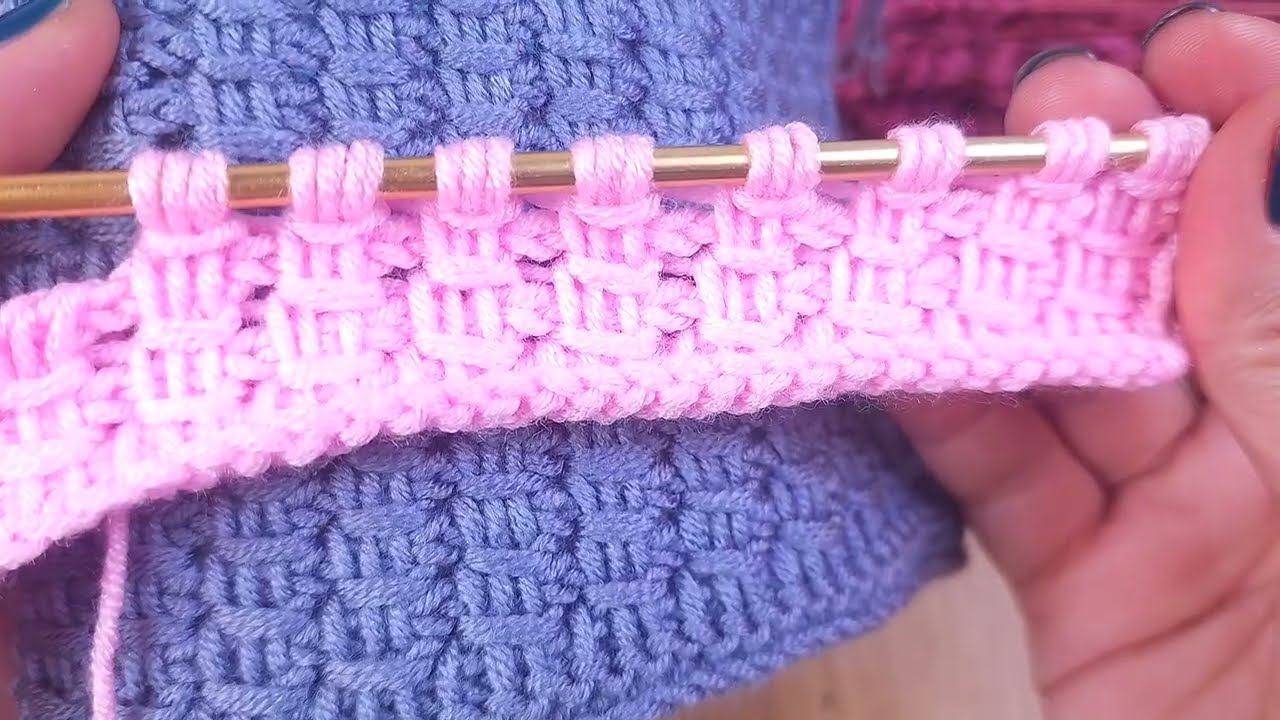 Wow!! Easiest tunisian crochet filled baby blanket ever