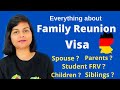 Family Reunion Visa for Germany 2021 | Spouse visa for Germany | Hindi