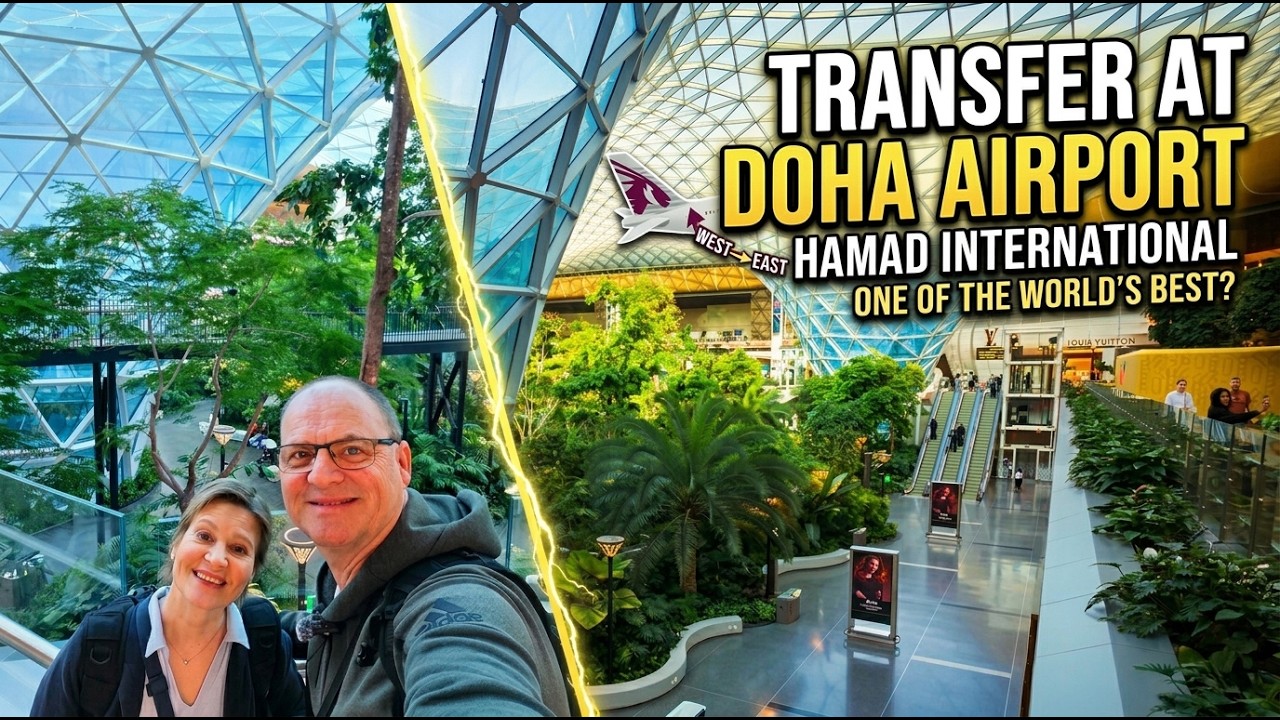 DOHA AIRPORT TRANSIT - Walking to Connection Flight at Hamad International Airport - How to transfer