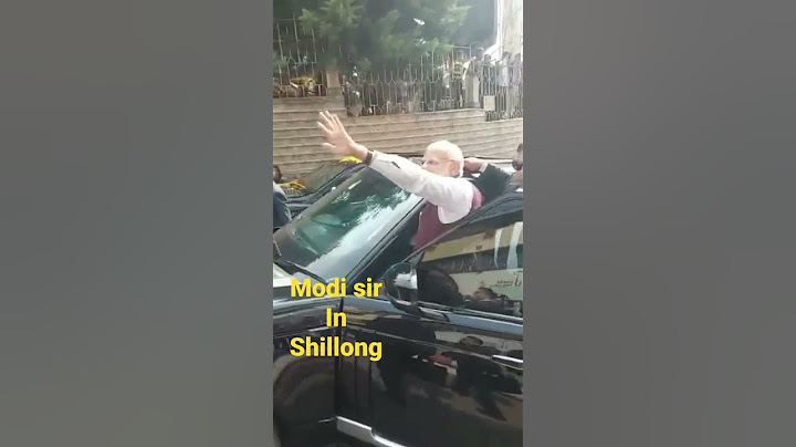 Modi sir in shillong #shillong#meghalaya