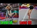 Gymnastics challenges  level 1  100