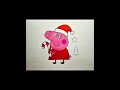 Christmas Peppa Pig Drawing 🎄 | Easy Drawing for Kids #shorts  #drawing #noel #christmas