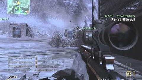 mw3 flashbang multikill and first blood