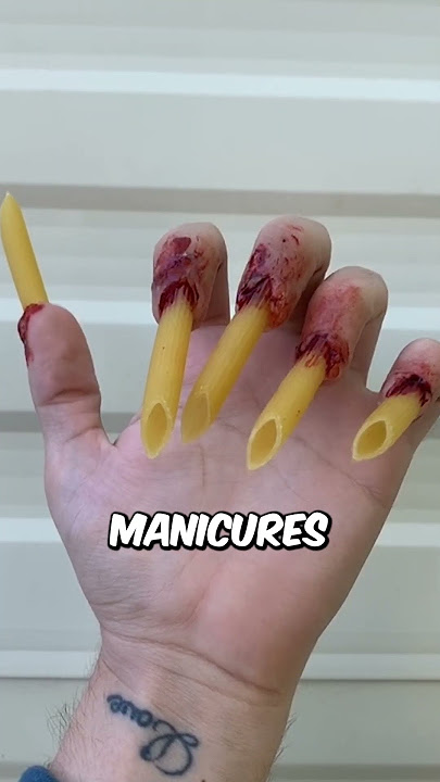 Cutting Off an Extra Finger?! 🔪 (@sfxbydavid on TikTok) #shorts