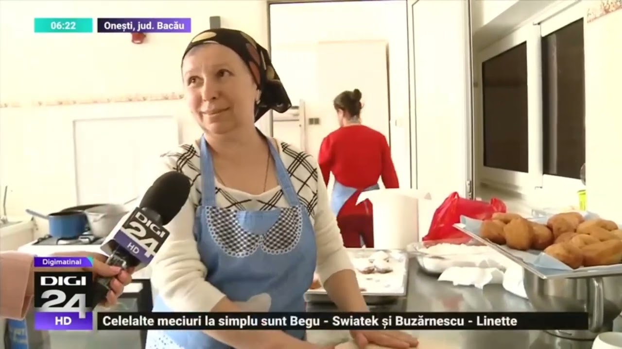 Masă caldă și gogoși de post la Protopopiatul Onești