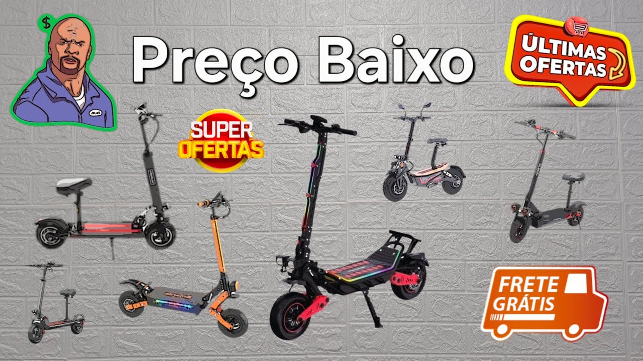 COMO ESCOLHER O SEU PATINETE ELETRICO CUSTO BENEFÍCIO 