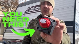 How to Install a Master Battery Disconnect Switch on a Travel Trailer or RV