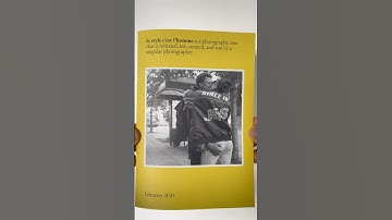 How to make a modern photo zine! #streetphotography #nikonzf #zines