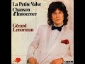Gérard Lenorman - Chanson d'innocence (Lyrics)