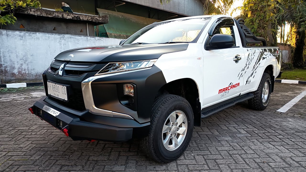 DI JUAL!!! MITSUBISHI TRITON HDX 4X4 SC 2023 || KONDISI NYARIS BARU || ACCESORIES KOMPLIT|| PLAT KH