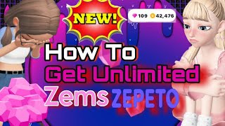 Win 1000/unlimited Zems On ZEPETO 1000% work - Zepeto Free zems - Free zems Zepeto - how to get zems