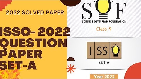 class 9 ISSO previous year paper 2022/class 9 social studies Olympiad/ISSO class 9/ class 9