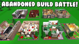 ABANDONDED BUILD BATTLE IN BLOXBURG!