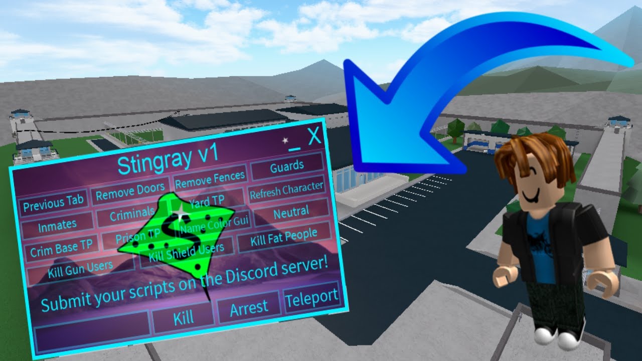 New Stingray V1 Op Prison Life Gui Roblox Exploiting And Trolling Synapse X Youtube - prison life hacks roblox 2019 scripts