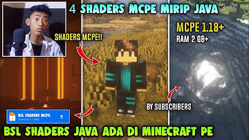 AKHIRNYA😲! 4 SHADERS REALISTIC MCPE 1.18 TERBAIK | MIRIP SHADERS MINECRAFT JAVA🤯 RINGAN NO | LAG!!