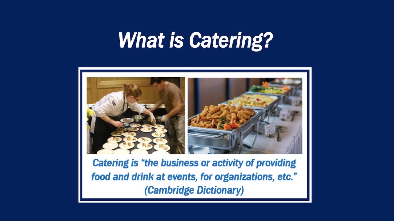 travel catering definition