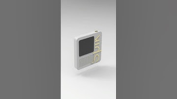 Spik music player | Rendering | Keyshot | 3D Model | Fusion 360 | Aesthetics | CMF Design | AI