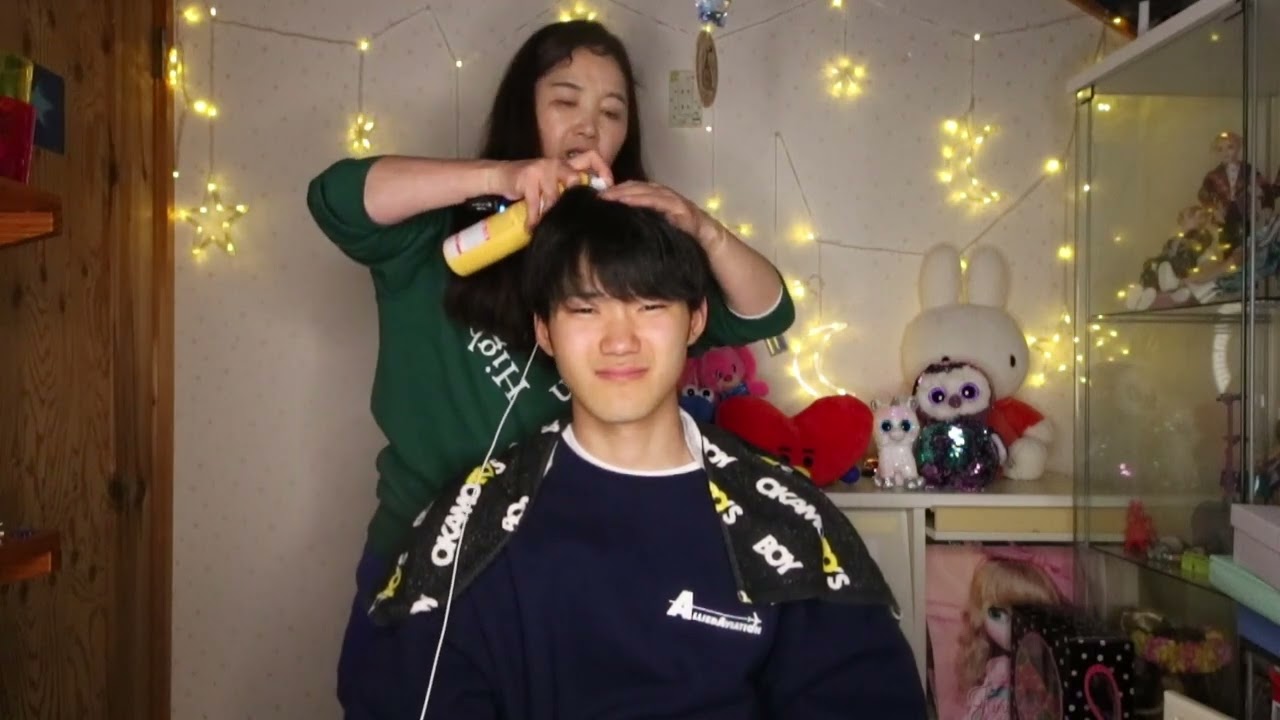 [ASMR]お母さんの肩こり解消マッサージ、カッサ、ブラッシング［＠taiyoasmrコラボ］Mom shoulder massage🌞Collaboration