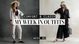 OOTW: Outfits I Wore Last Week – Comfort & Classy | Week 05