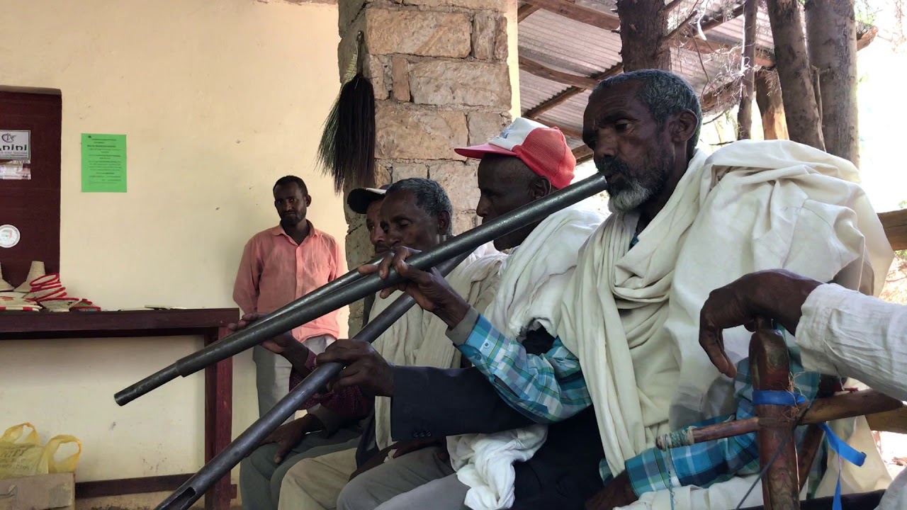 Embilta Embilta flute pipers in Yeha, Ethiopia - YouTube