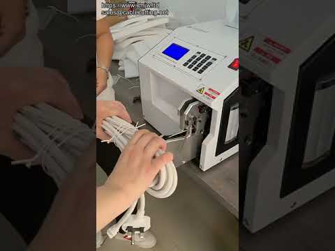 Easy-To-Use Touch Screen PVC USB Wire Bundle Tying Machine with Nylon Twist Ties