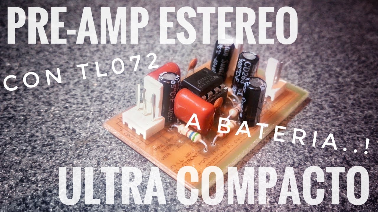 Preamplificador Estereo Ultra Compacto A Bateria | Parte 2 | PCB + Prueba de Sonido