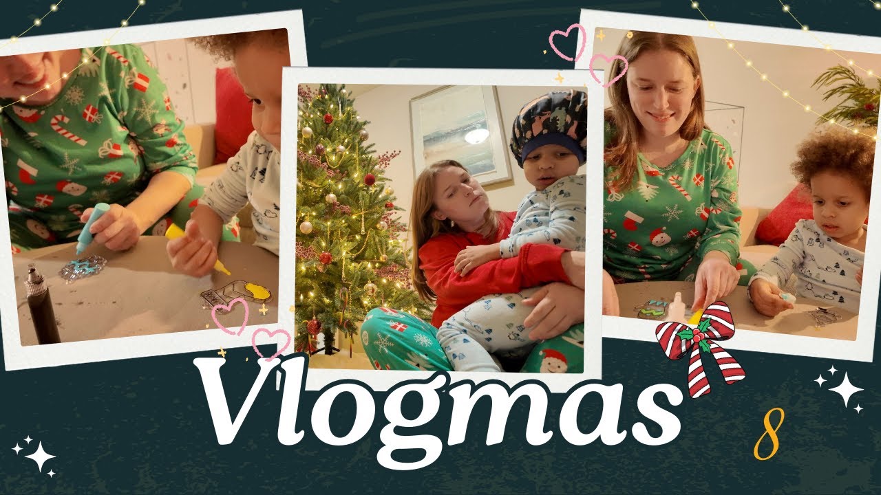 Vlogmas, день 8: уютный вечер дома | Рождественские поделки с нами и мой первый лип-флип