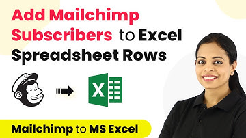 How to Add New Mailchimp Subscribers to Excel Spreadsheet - Mailchimp MS Excel Integration