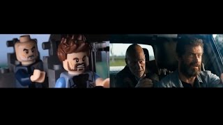 LEGO Logan official trailer side by side LEGO Logan official trailer side by side