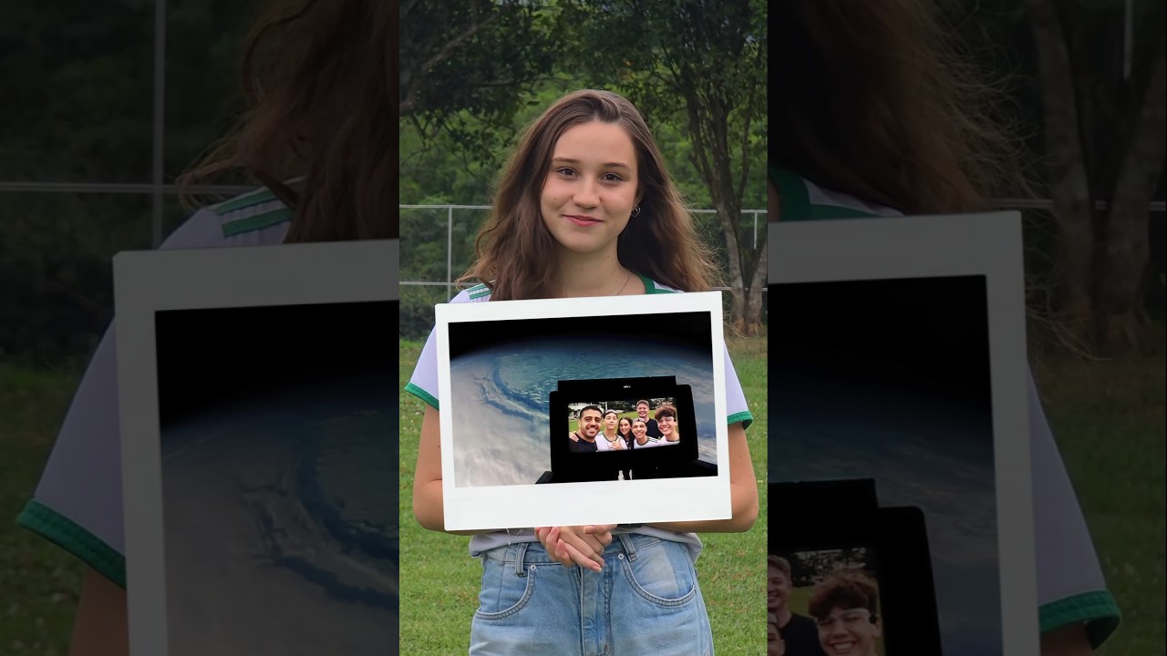 Nós tiramos uma SELFIE no ESPAÇO!