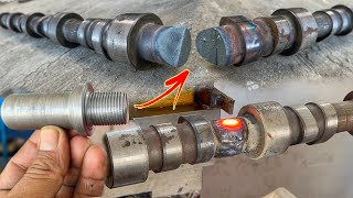 Unique Repairing of Truck Engine Cameshaft Broken in The Middle // Must Watch This Amazing Video