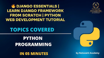 🔥 Django Essentials | Learn Django Framework from Scratch | Python Web Development Tutorial