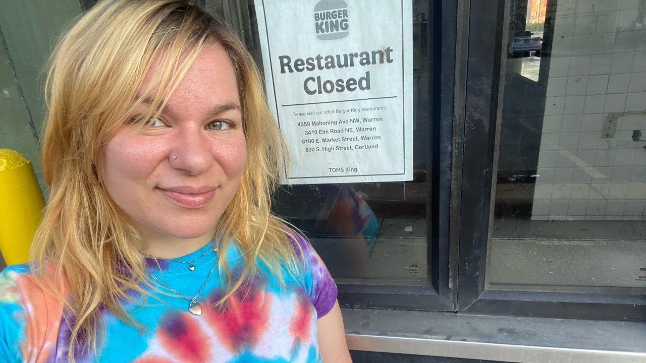 ABANDONED BURGER KING — Warren, Ohio adjacent to Dave Grohl Alley