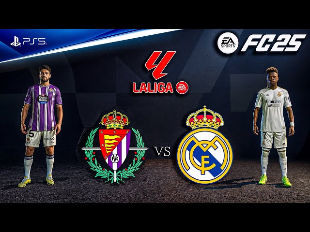 FC 25 - Real Valladolid vs. Real Madrid Ft. Mbappe, Vini Jr | La