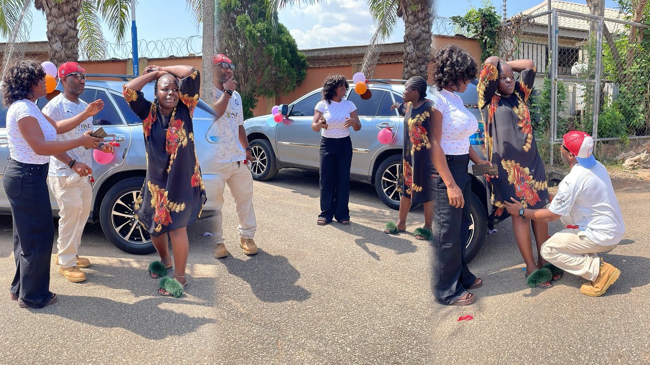 Fiancé came back to surprise lady that sold her father land to sponsor him to uk an marry anoda lady