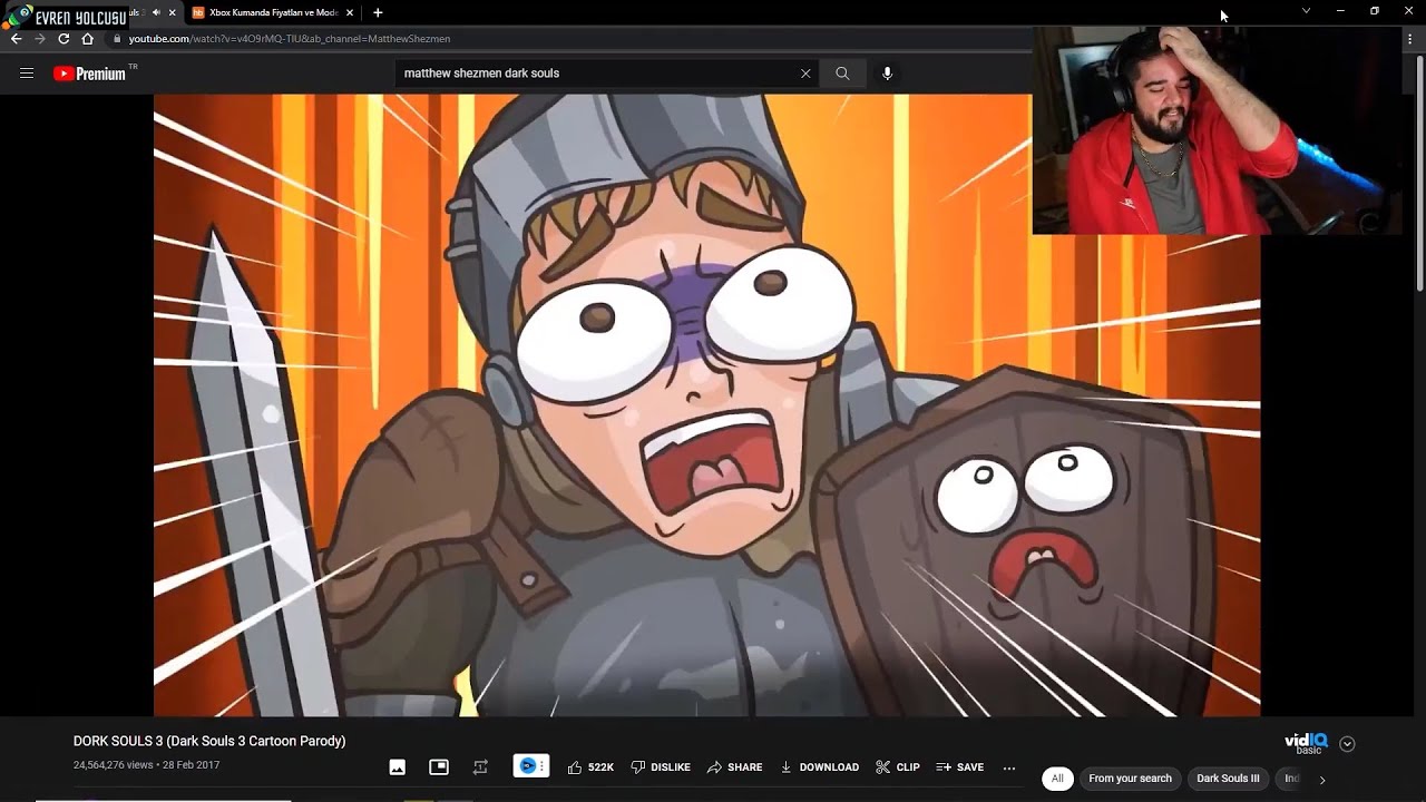 Can Sungur - DARK SOULS PARODİ Animasyonunu İzliyor ve Yorumluyor