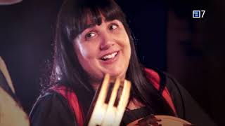 Eva Tejedor y Les Pandereteres en el programa Pieces de la TPA