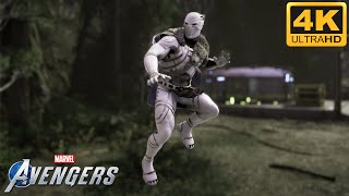 THE WHITE PANTHER Combats Gameplay (4K) | MARVEL'S AVENGERS