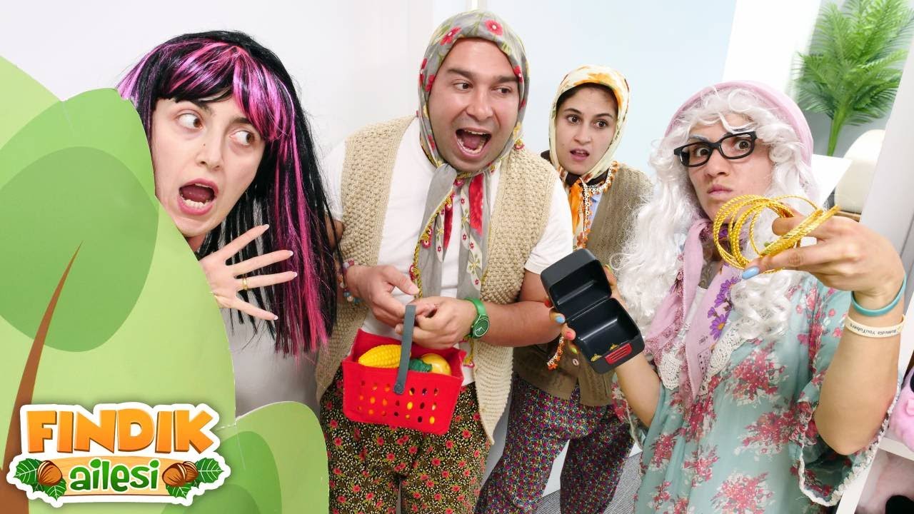 Fındık ailesi - hırsızlar Nuriye'nin akrabası kılığına giriyor. Komik video!