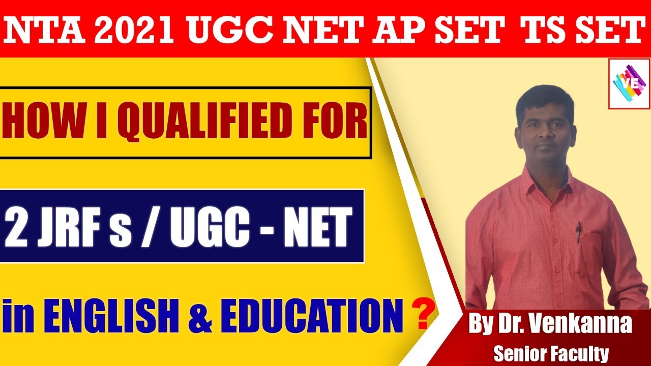 Как я прошла отбор на 2 JRFs UGC-NET по английской литературе и образованию? Я, доктор К. Венканн...