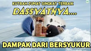 Khotbah Jumat Singkat Luar Biasa Menyentuh Hati Dasyatnya Hasil Bersyukur