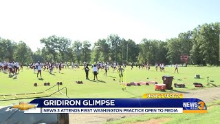 Washington's first padded practice of camp
